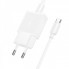 Мережевий зарядний пристрій з кабелем HOCO N72 Speed single-port PD20W ultra-thin charger set(C to C)(EU) (6942007661140) (19845)