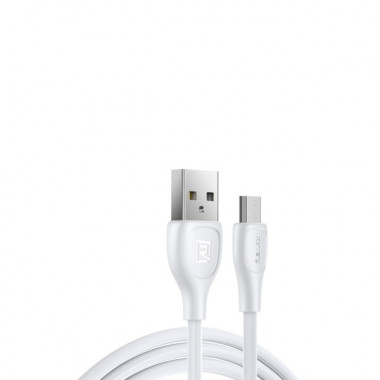 Кабель Remax Lesu Pro USB 2.0 to microUSB 2.1A 1M Белый (RC-160m-w) (2845)