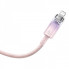 Кабель Baseus Explorer Series Fast Charging Cable with Smart Temperature Control Type-C to iP 20W 1m Pink (CATS010204) (14945)