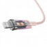 Кабель Baseus Explorer Series Fast Charging Cable with Smart Temperature Control Type-C to iP 20W 1m Pink (CATS010204) (14945)