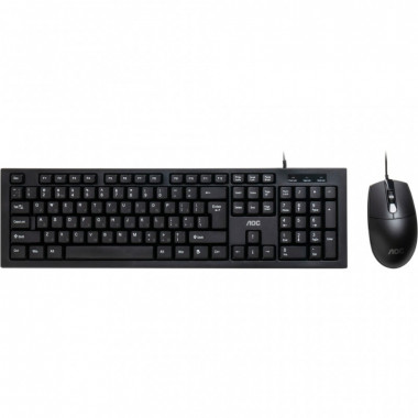 Комплект AOC KM160B USB UA Black (KM160B/97) (22065)