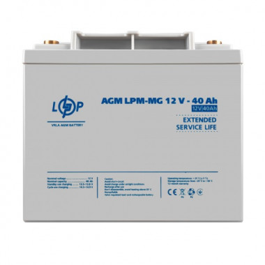 Аккумулятор мультигелевый LPM-MG 12V - 40 Ah (7165)
