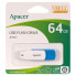 Флеш-накопичувач Apacer USB 3.2 Gen 1 AH357 64GB Blue (AP64GAH357U-1) (265)