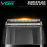 Электробритва шейвер VGR V-640S , двойное лезвие, 9000 RPM, LED​​​​​​​ дисплей (22365)