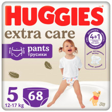 Подгузники Huggies Extra Care Размер 5 (12-17кг) Pants Box 68 шт (5029053582412) (9465)