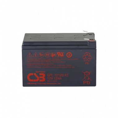 Батарея к ИБП CSB 12В 12 Ач (GPL12120 F2) (22765)