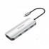 USB-хаб Vention USB-C to HDMI/USB 3.0x3/SD/TF/PD Docking Station Gray 0.15M Aluminum Alloy Type (TOJHB) (14865)