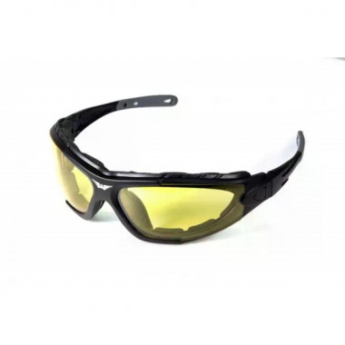 Защитные очки фотохромные Global Vision Shorty Photochromic (yellow) Anti-Fog, желтые (18965)