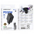 Мережевий зарядний пристрій з кабелем BOROFONE BA97A Ilustre single-port PD30W charger with digital display set (C to iP) (EU) Black (6941991120497) (375)