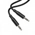 Аудіокабель BOROFONE BL26 3.5mm male to 3.5mm male, TPE, 1m Black (6941991122170) (15475)