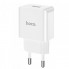 Мережевий зарядний пристрій HOCO C106A Leisure single port charger 10,5W White (6931474783882) (475)