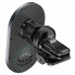 Автотримач для телефона з БЗП HOCO CA91 Magic magnetic wireless fast charging car holder Gray (6931474753465) (14675)