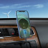 Автотримач для телефона з БЗП HOCO CA91 Magic magnetic wireless fast charging car holder Gray (6931474753465) (14675)
