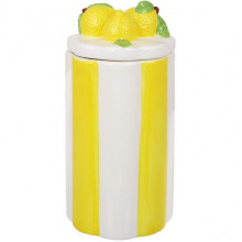 Банка керамічна "Lemon" 800мл, для сипучих продуктів (21675)