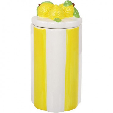 Банка керамічна "Lemon" 800мл, для сипучих продуктів (21675)