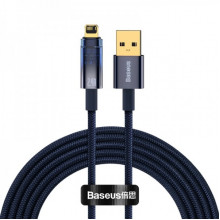 Кабель Baseus Explorer Series Auto Power-Off Fast Charging Data Cable USB to IP 2.4A 2m Blue (CATS000503) (14875)
