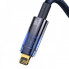 Кабель Baseus Explorer Series Auto Power-Off Fast Charging Data Cable USB to IP 2.4A 2m Blue (CATS000503) (14875)
