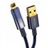 Кабель Baseus Explorer Series Auto Power-Off Fast Charging Data Cable USB to IP 2.4A 2m Blue (CATS000503) (14875)