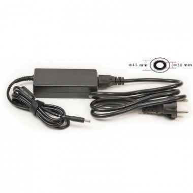 Блок питания к ноутбуку PowerPlant DELL 220V, 19.5V 65W 3.34A (4.5*3.0) (DL65G4530) (15875)