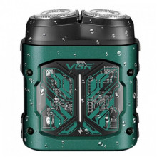 Электробритва VGR V-344 GREEN, роторная, 8000 RPM, влагостойкая Зеленая (20875)