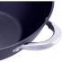 Казан чавунний "Wok" 4.5л, з антипригарним покриттям і аромо-кришкою (875)