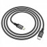 Кабель HOCO X14 Type-C to iP 3A, 20W, 1m, nylon, aluminum connectors, Black (6931474752192) (14975)