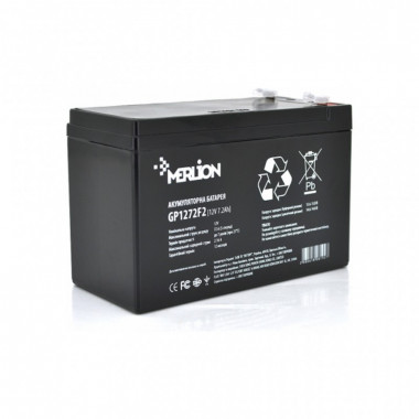 Батарея к ИБП Merlion 12V-7.2Ah black (GP1272F2B) (16085)