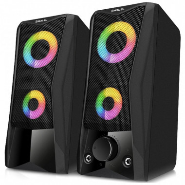 Акустическая система REAL-EL S-107 USB Black (EL121100017) (17085)