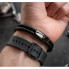 Браслет мужской кожаный AVALON ALL BLACK черный 17-19 см (длина 21 см) (2123190635)