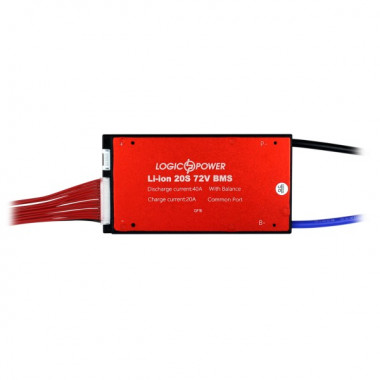 BMS плата LP Li-ion 72V 20S Dis 40A Ch 20A (4085)