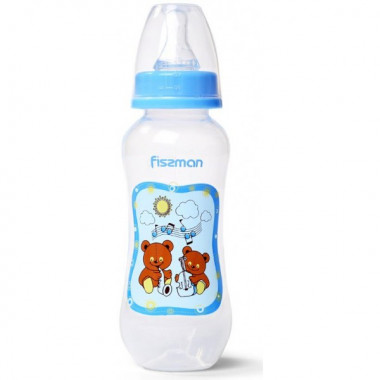 Пляшка дитяча для годування Fissman Babies "Ведмежата-музиканти" 240мл (7085)