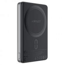 Зовнішній акумулятор ACEFAST M12 PD20W ultra-thin magnetic wireless charging power bank 10000mAh, Black (6974316283393) (16285)