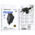 Мережевий зарядний пристрій BOROFONE BA97A Ilustre single-port PD30W charger with digital display (EU) Black (6941991120480) (385)