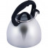 Чайник Kamille Whistling Kettle 2.7л з нержавіючої сталі зі свистком і скляною кришкою (чорна ручка) (1485)