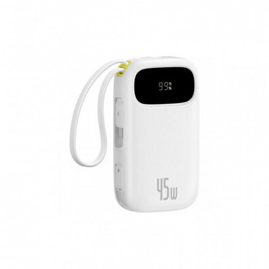 Батарея универсальная Baseus EnerFill FC31 Qpow 3 20000mAh 45W PD/3.0 QC/4.0 White (E0028D01) (18685)