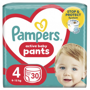 Подгузники Pampers Pants Maxi Размер 4 (9-15 кг) 30 шт (8006540069684) (7685)
