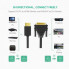 Кабель UGREEN HD106 HDMI to DVI Cable 1m (Black)(UGR-30116) (UGR-30116) (19785)