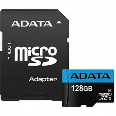 Карта памяти ADATA 128GB microSD class 10 UHS-I A1 Premier (AUSDX128GUICL10A1-RA1) (21785)