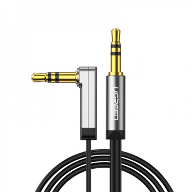 Аудіокабель UGREEN AV119 3.5mm Male to 3.5mm Male, nylon braid, 3m Black (UGR-10728) (18985)