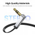 Аудіокабель UGREEN AV119 3.5mm Male to 3.5mm Male, nylon braid, 3m Black (UGR-10728) (18985)