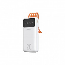 Батарея универсальная Dudao K6Pro+ 20000mAh 10W with USB-C/Lightning/MicroUSB/USB-A cables (6977196682409) (19985)
