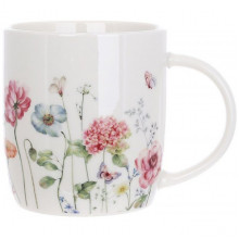 Набір 6 порцелянових кухлів Floral 360мл (3985)