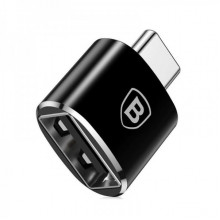 Адаптер Baseus USB Female To Type-C Male Adapter Converter Black (CATOTG-01) (18295)