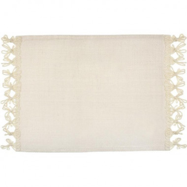 Набір 6 льняних підтарельників "Natural Beige" 30х45см, прямокутні (20295)