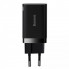 Мережевий зарядний пристрій Baseus Super Si Pro Quick Charger C+U 30W EU Black (CCSUPP-E01) (395)