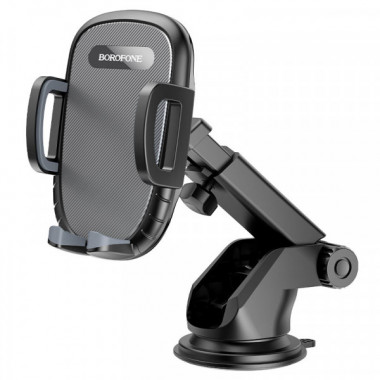 Автотримач для телефона BOROFONE BH53 Windy center console car holder Black Grey (6931474751867) (20495)