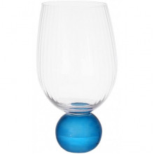 Набір 6 склянок "Bauble Glass" 450мл на синій ніжці (3495)