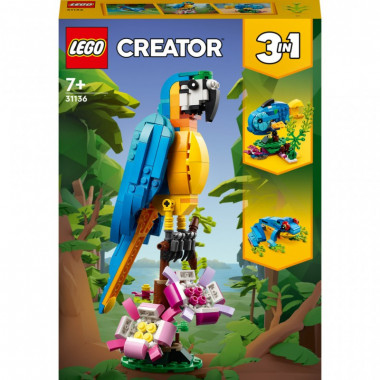 Конструктор LEGO Creator Экзотический попугай 253 детали (31136) (7495)