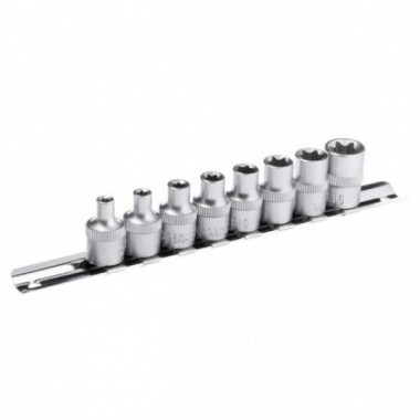 Набор головок TORX 8 ед, E5-E16, 3/8" INTERTOOL ET-6015 (17695)