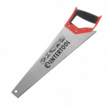 Ножовка по древесине с каленым зубом 450 мм, 55 HRC INTERTOOL HT-3102 (20695)
